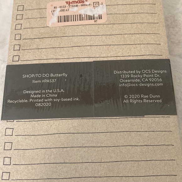 Rae Dunn Shop/To Do Notepads - Picture 4 of 6